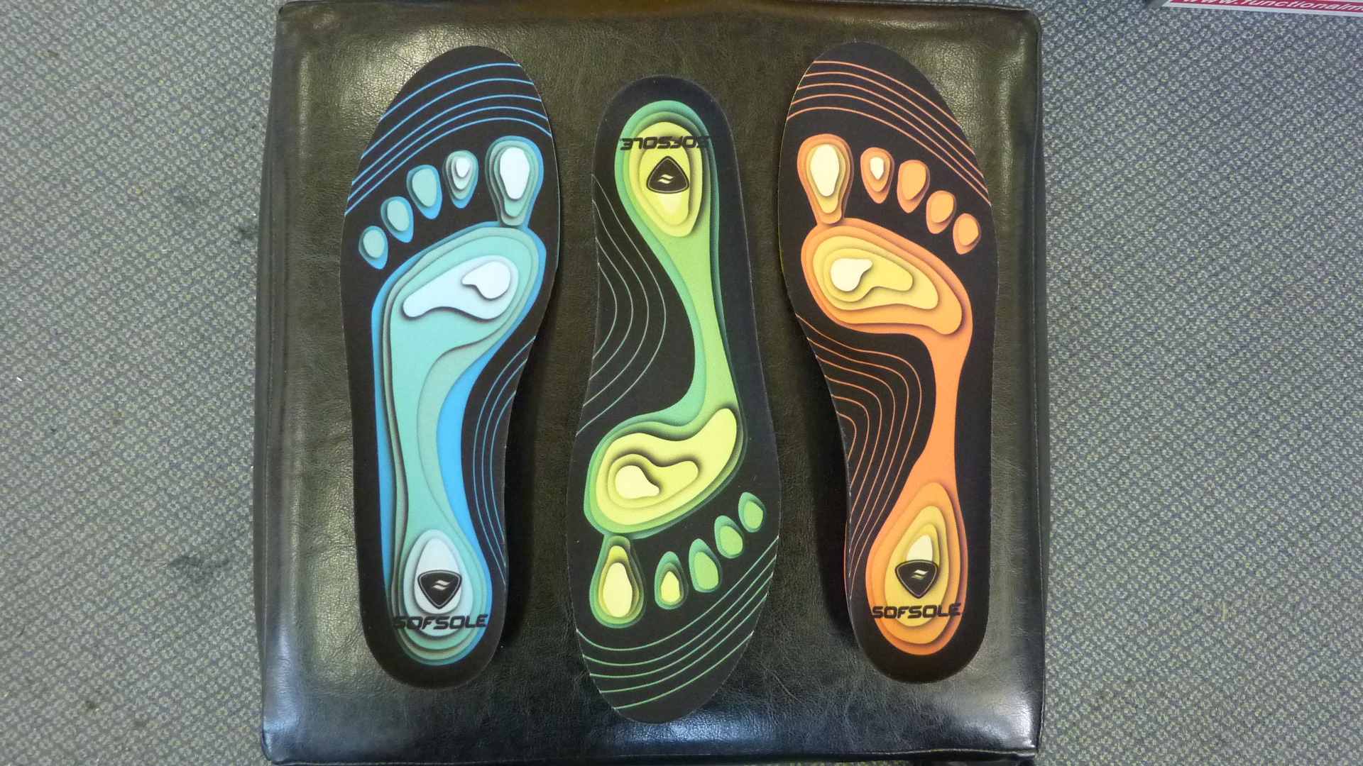 specialized insoles with the metatarsal button